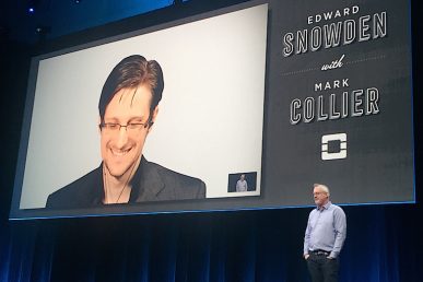 Edward Snowden talks cloud, open source and fear at OpenStack Summit