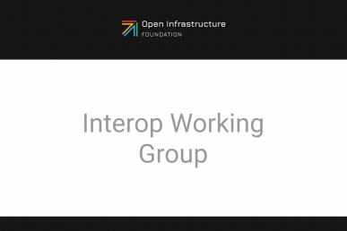 Latest Marketplace and Interop Working Group update